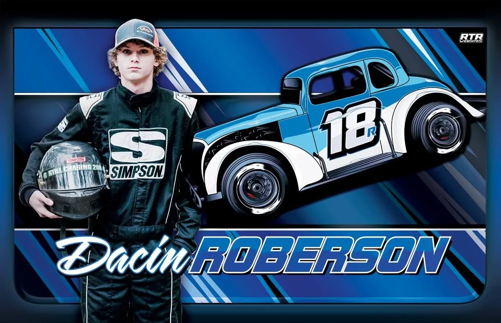 Dacin Roberson hero card, front