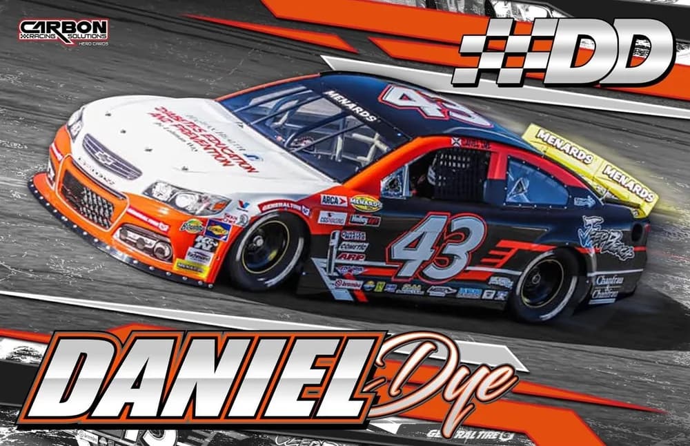 Daniel Dye hero card, front