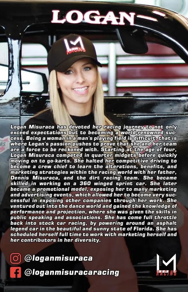 Logan Misuraca hero card, back