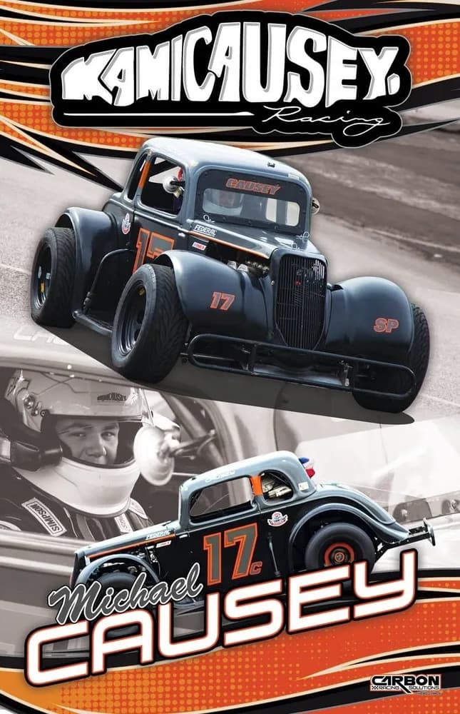 Michael Causey hero card, front