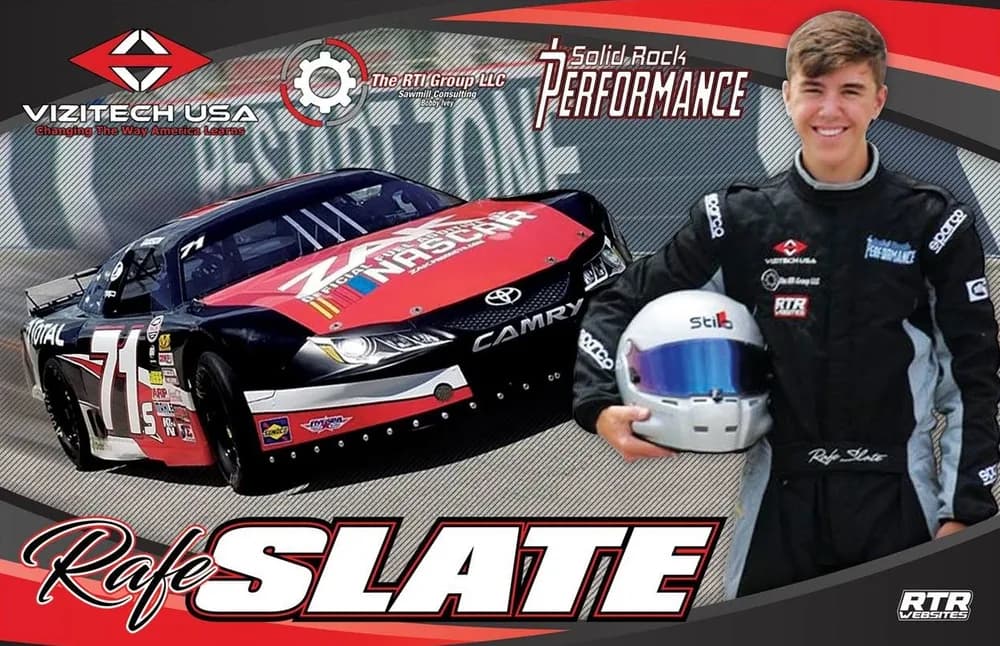 Raf Slate hero card, front
